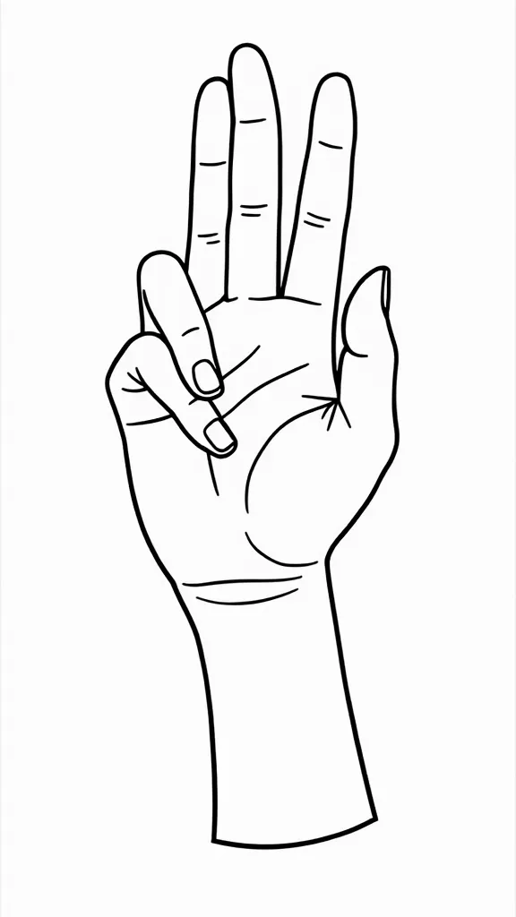 sign language coloring pages